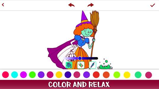 Halloween Coloring Book For Adults screenshot 2