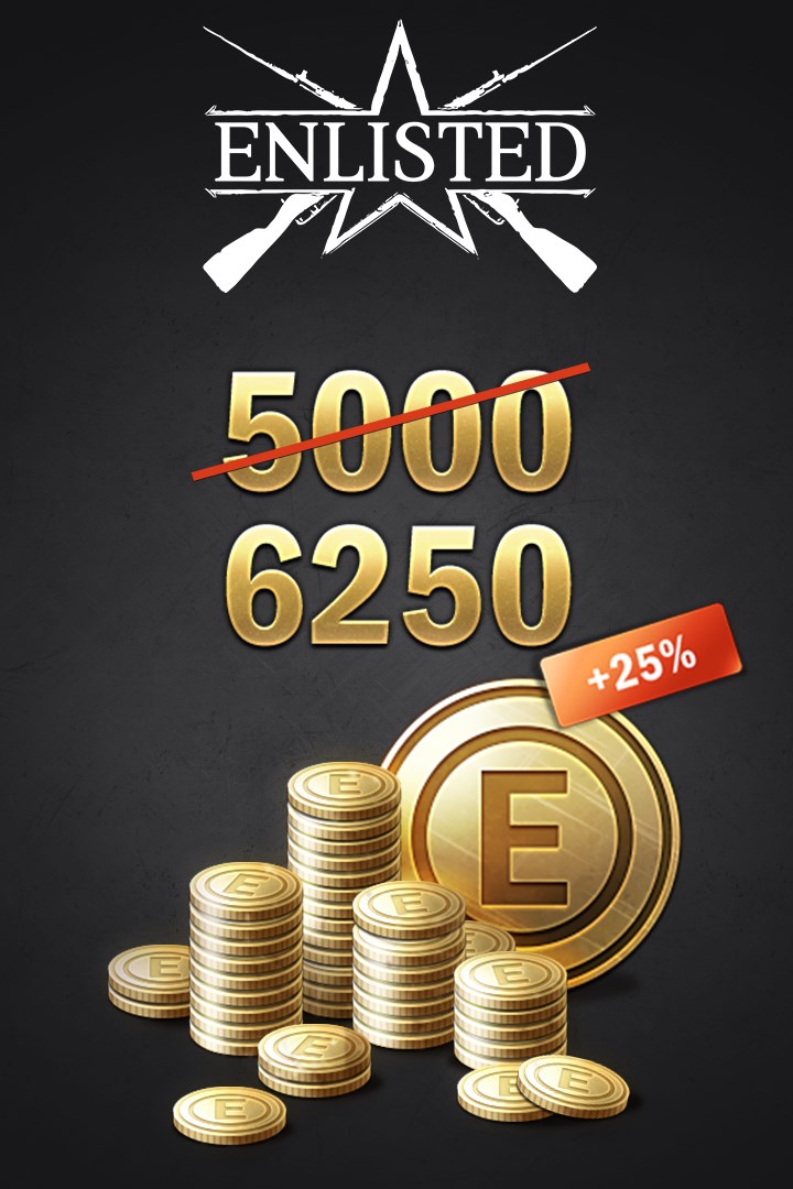 Enlisted - 5000 Gold + 1250 Bonus