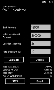 SIP Calculator screenshot 4