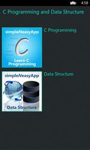C Programming and Data Structure screenshot 1