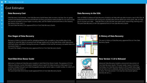 My Data Recovery Lab Screenshots 2