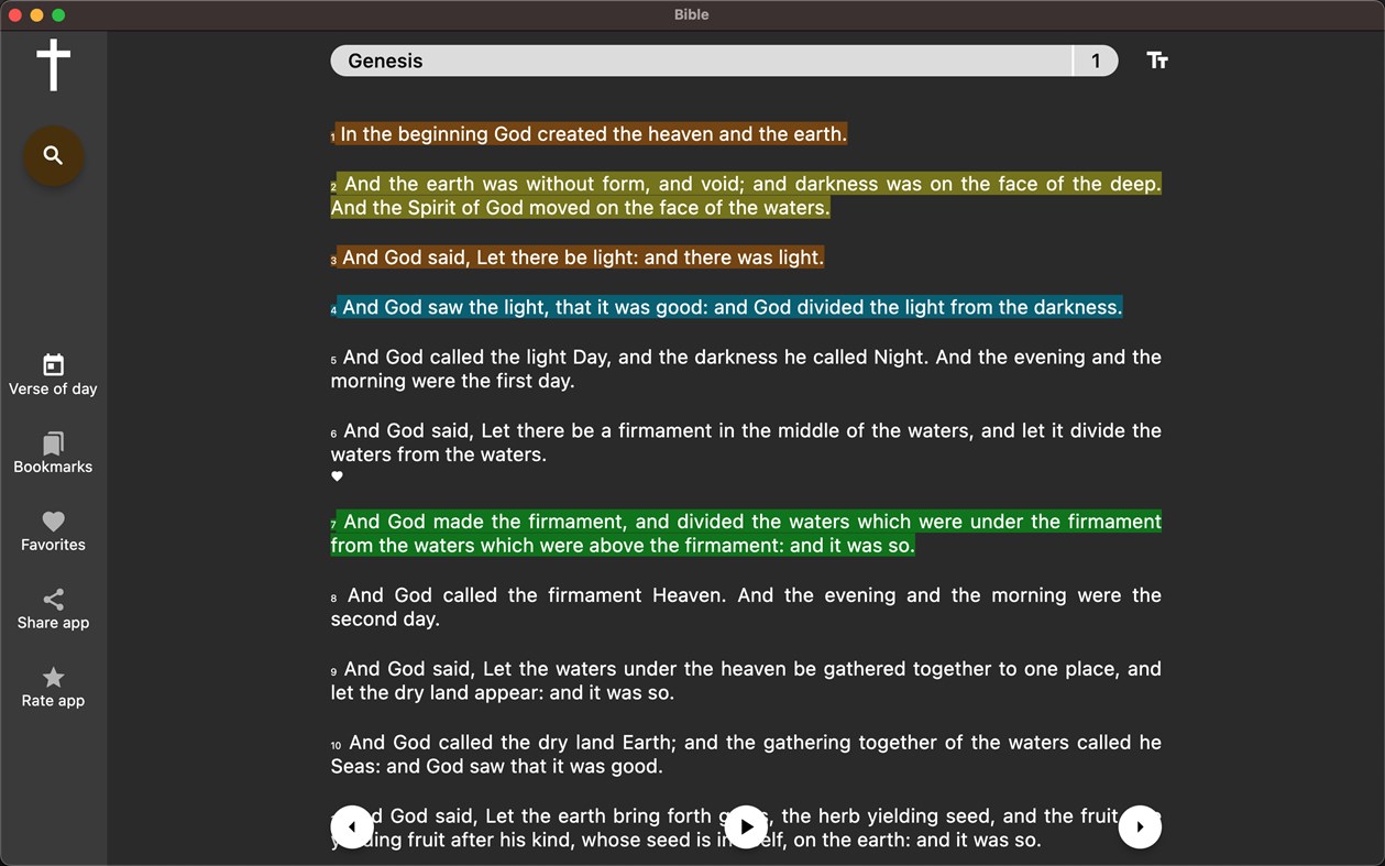 #1. Bible in English + Audio (Windows) By: LIFTOFF