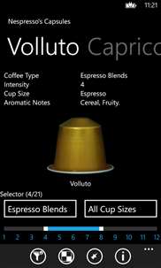 Nespresso's Capsules screenshot 3