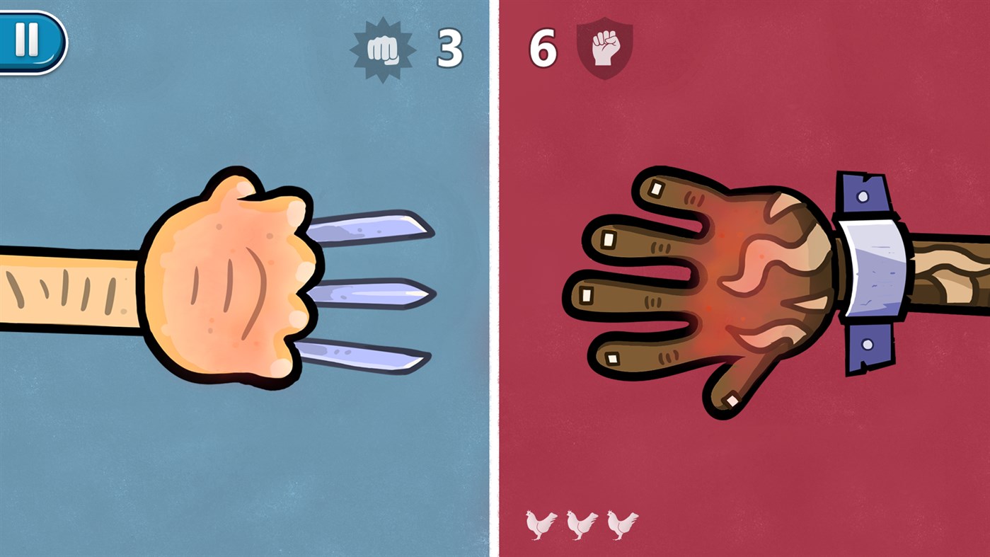 #4. Red Hands – 2-Player Game (Windows) Podle: Peaksel D.O.O. Niš