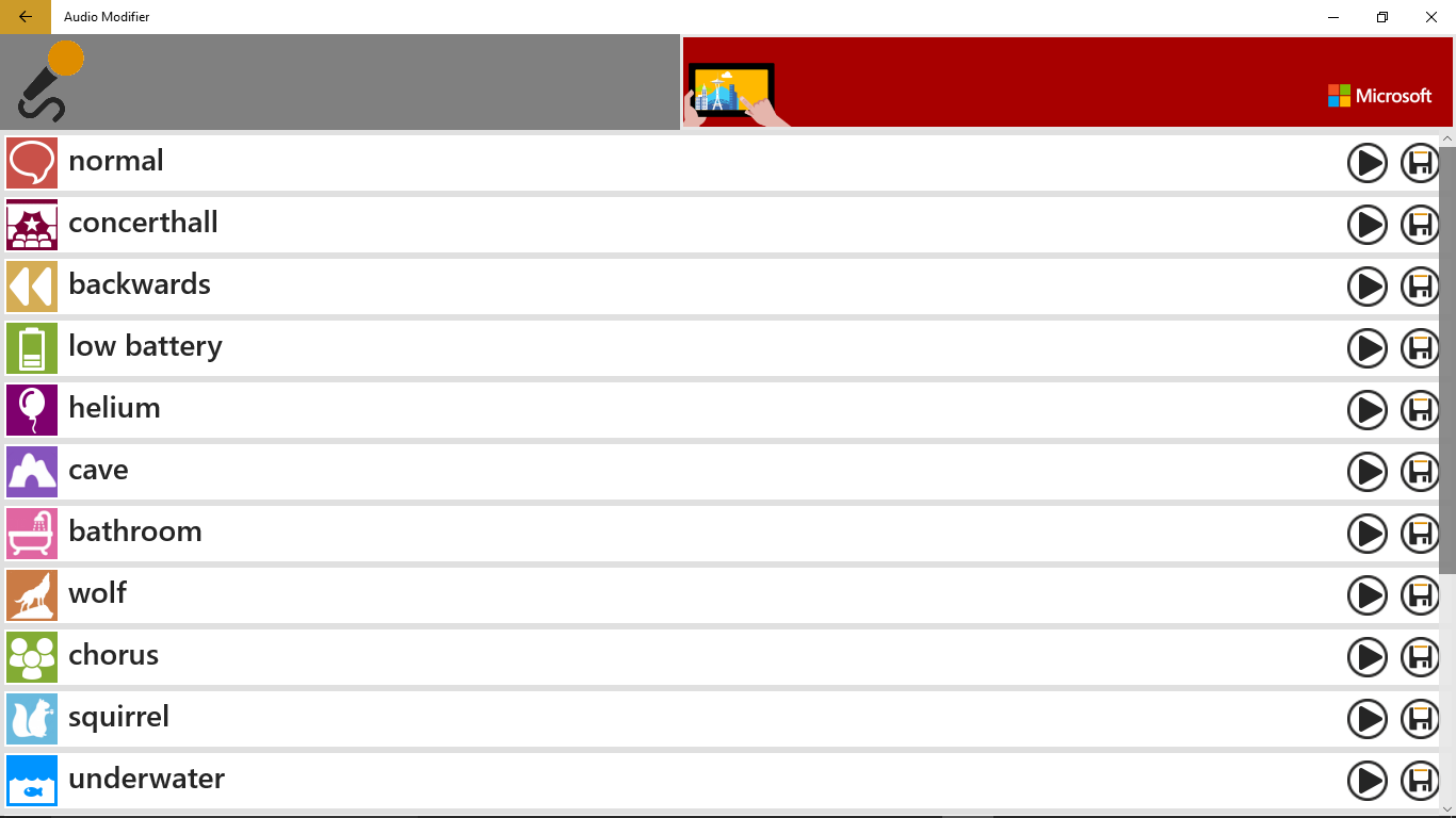 changeur de voix – Microsoft Apps