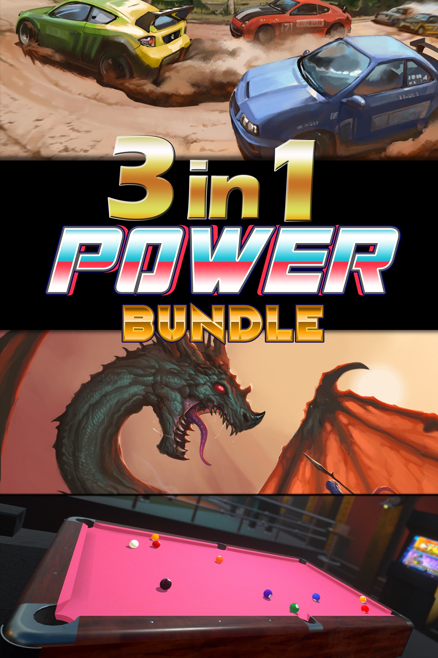 Boxaufnahme von 3 in 1 Power Bundle