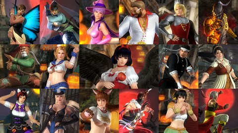 DOA5LR Halloween 2016-Kostümset