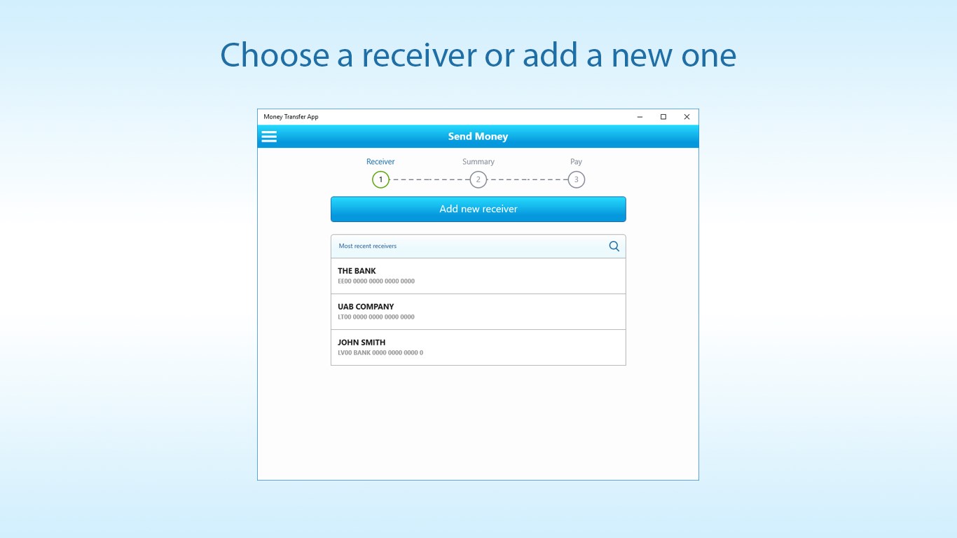 Get Money Transfer App Microsoft Store En Gb - screens!   hot 1 screenshot 2 screenshot 3