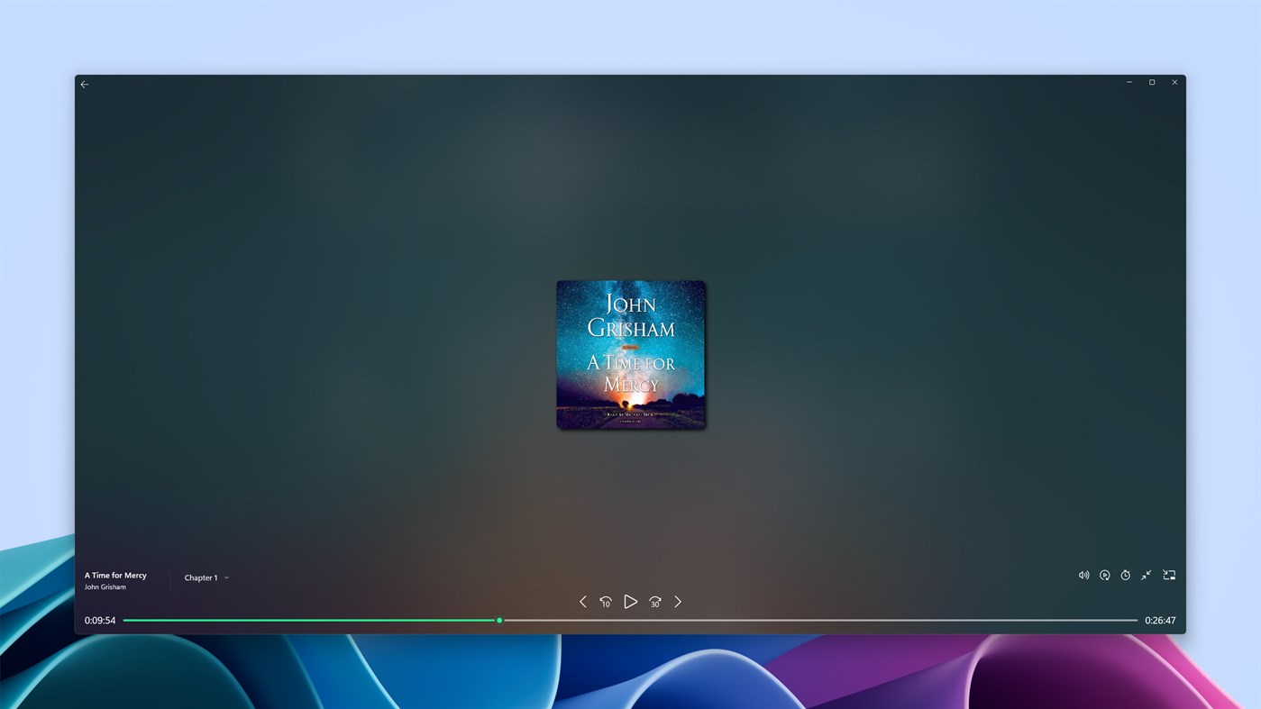 #2. Audibly — Audiobook Player (Windows) De: rstewa