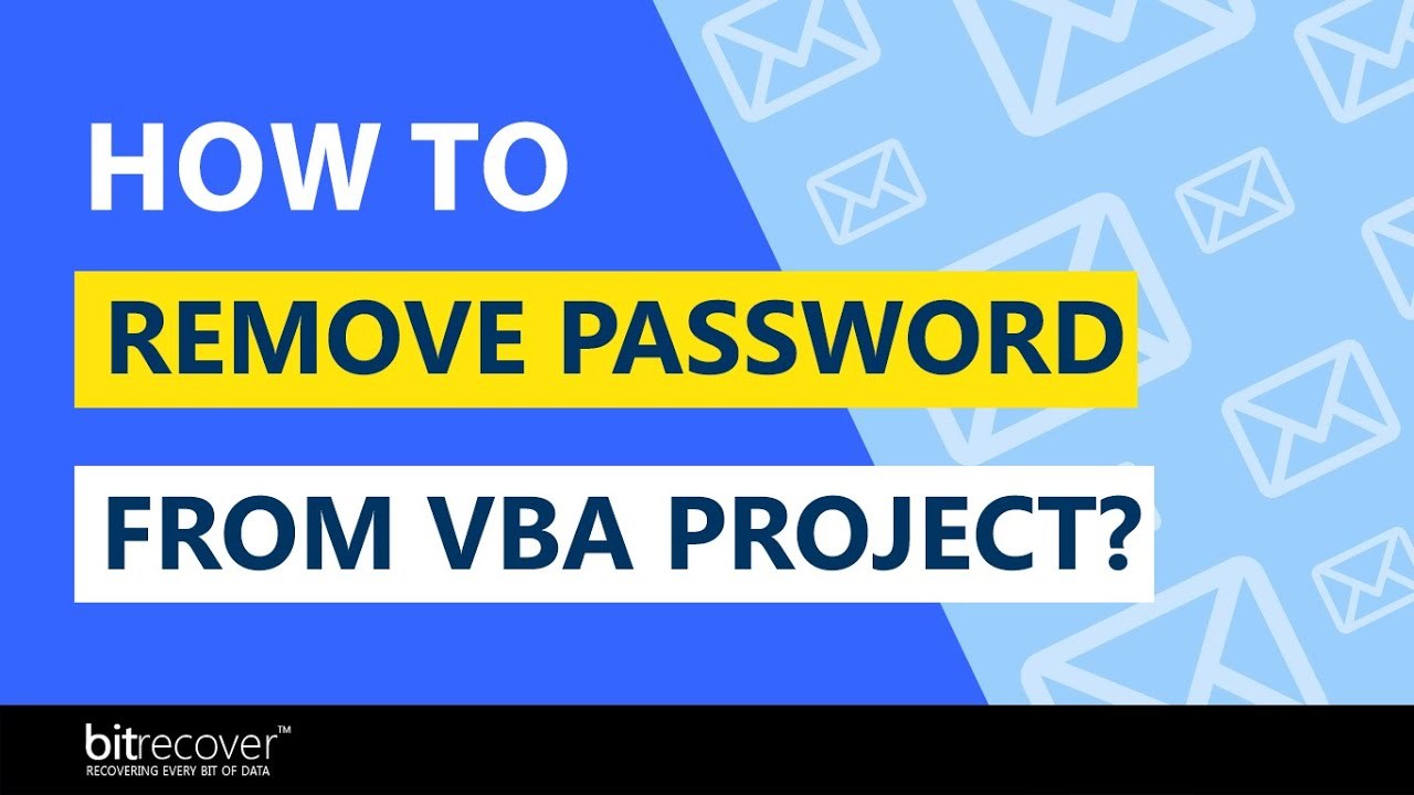 Snapshot 1 of BitRecover VBA Password Remover