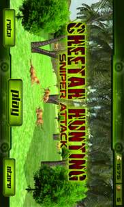 Cheetah Hunting - Sniper Attack screenshot 1