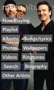 U2 Music screenshot 1