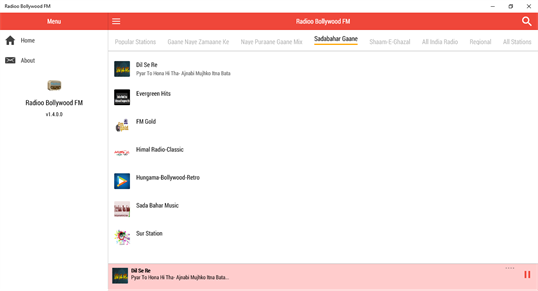 Radioo Bollywood FM screenshot 4