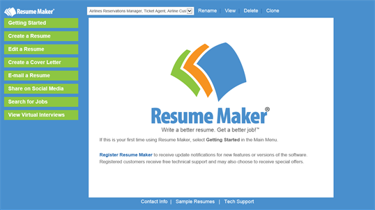 resume maker software for windows 10