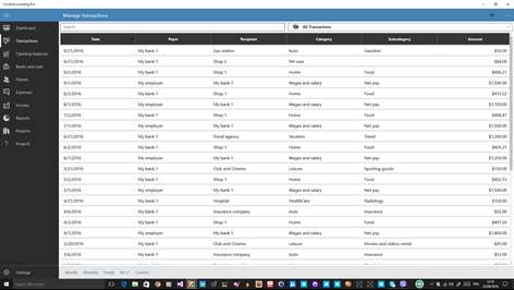 ComfyAccounting Screenshots 2