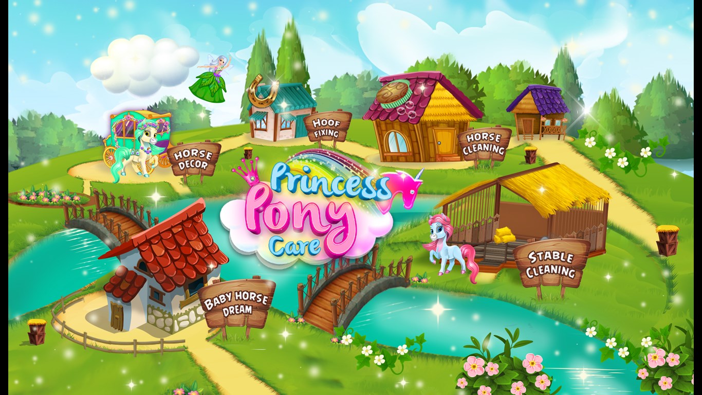 Little Pony Horse Princess Care - Wash & Cleanup — Приложения Майкрософт