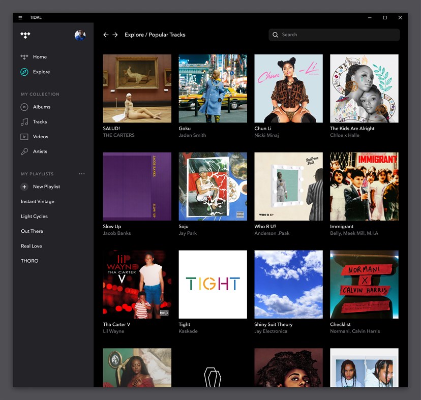 #5. TIDAL - Music Streaming (Windows) 由: TIDAL Music AS