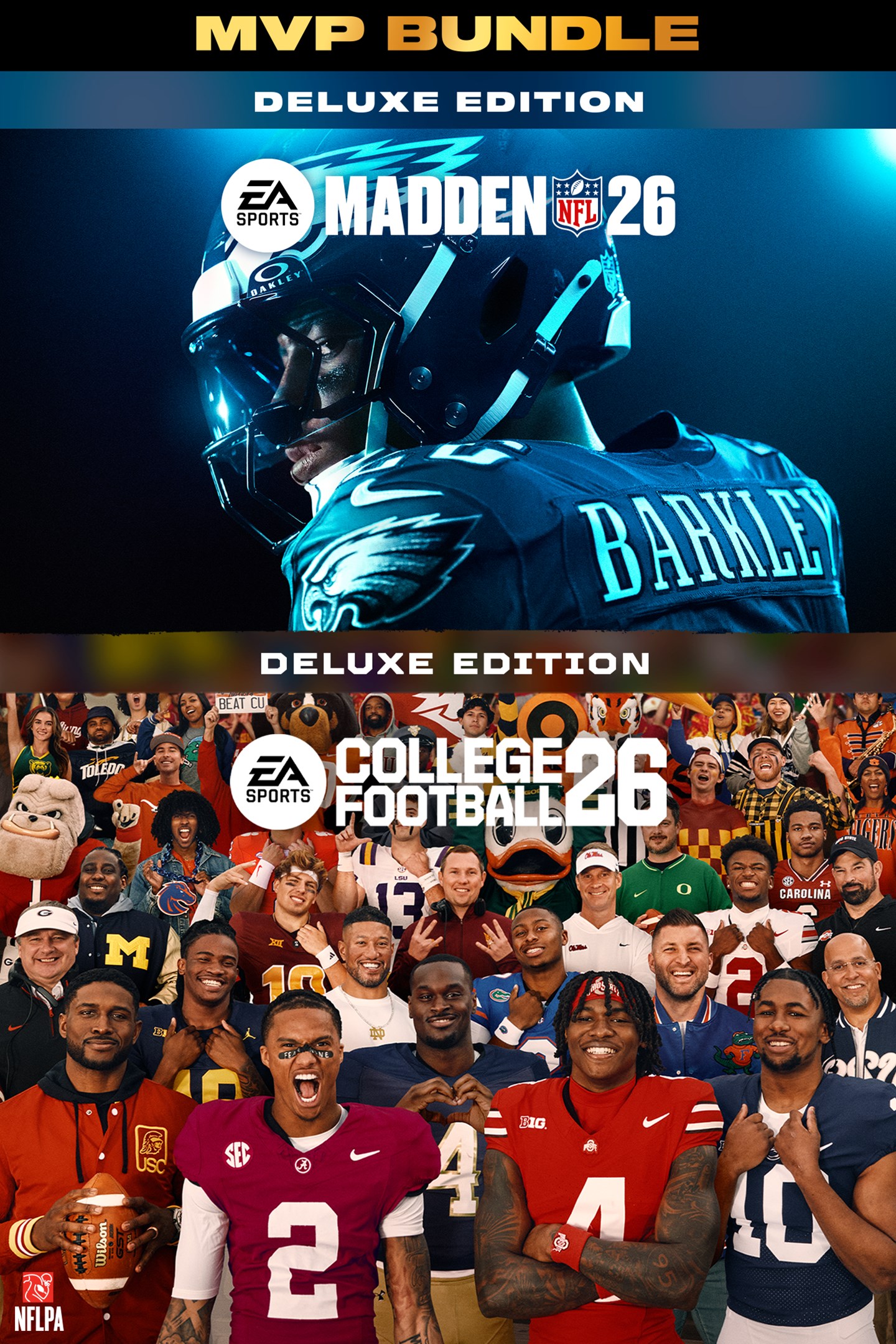 Snímek pole EA SPORTS™ MVP Bundle (Madden NFL 26 Deluxe Edition a College Football 26 – Deluxe Edition)