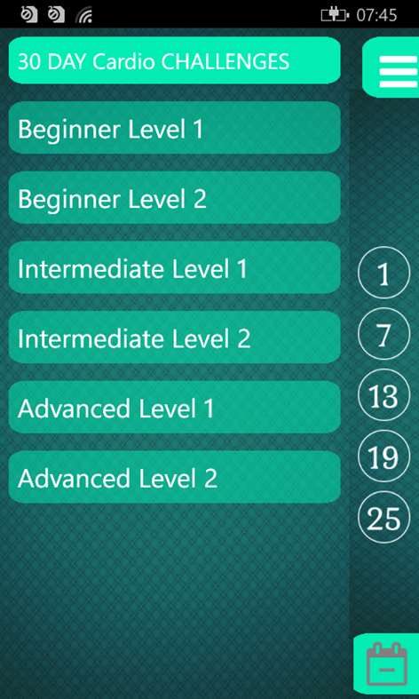 30 Day Cardio Challenge Free ~ A perfect cardio training workout for burn fat in 30 Days Screenshots 2