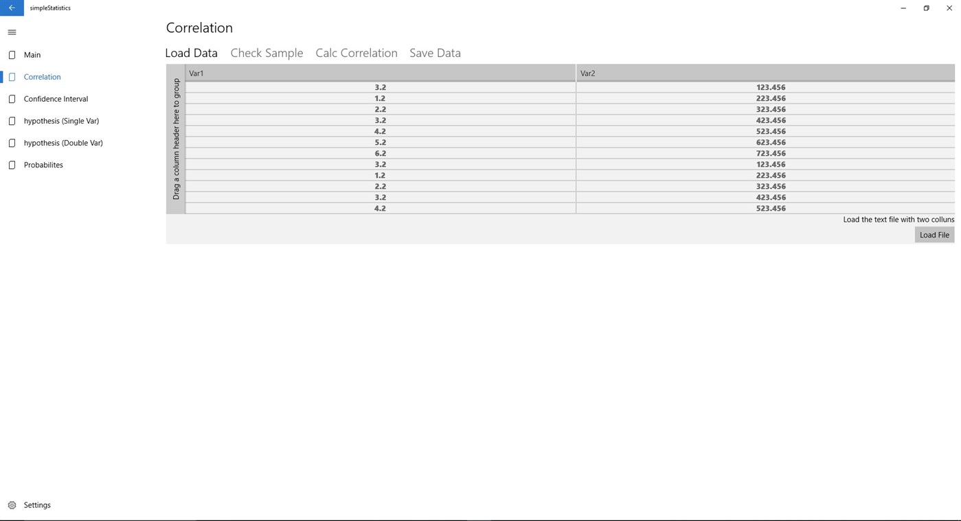 #4. simpleStatistics (Windows) Podle: egtools