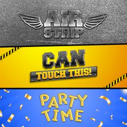 Aperçu Airstrip DLC, Can Touch This DLC and Party Time DLC Bundle
