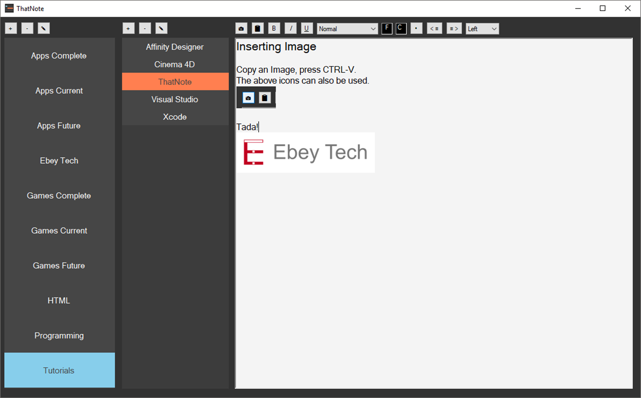 #4. ThatNote (Windows) Podle: Ebey Tech LLC