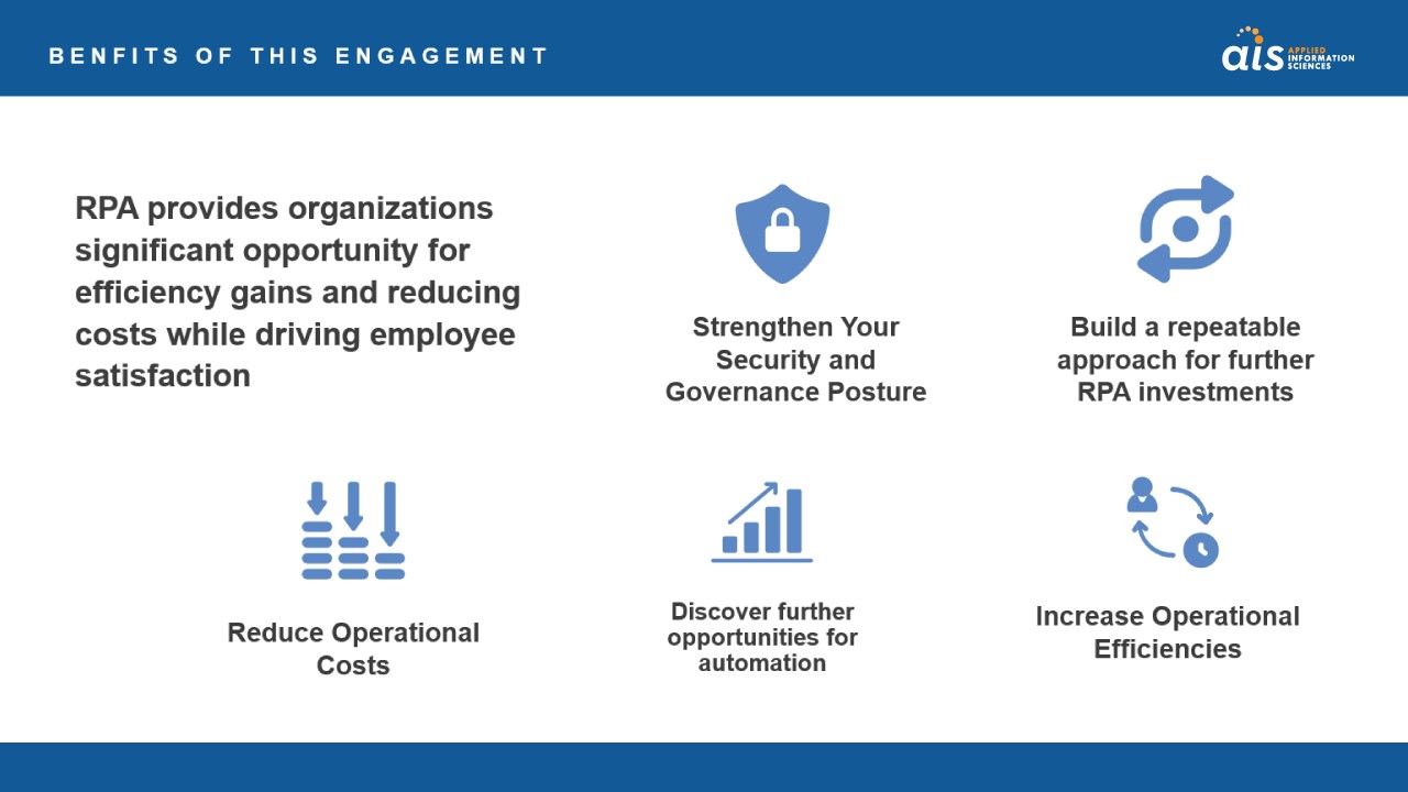 Snapshot 1 of RPA Migration Factory: 5-Week Implementation