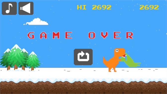 Google Chrome Offline Dinosaur Game