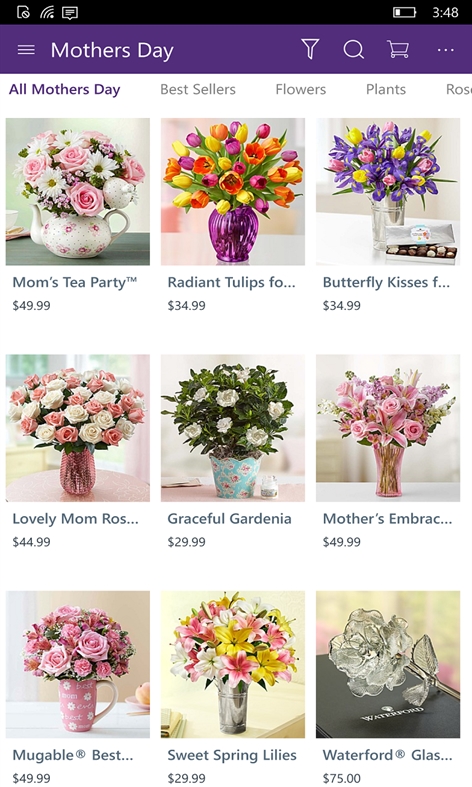 1-800-Flowers Screenshot