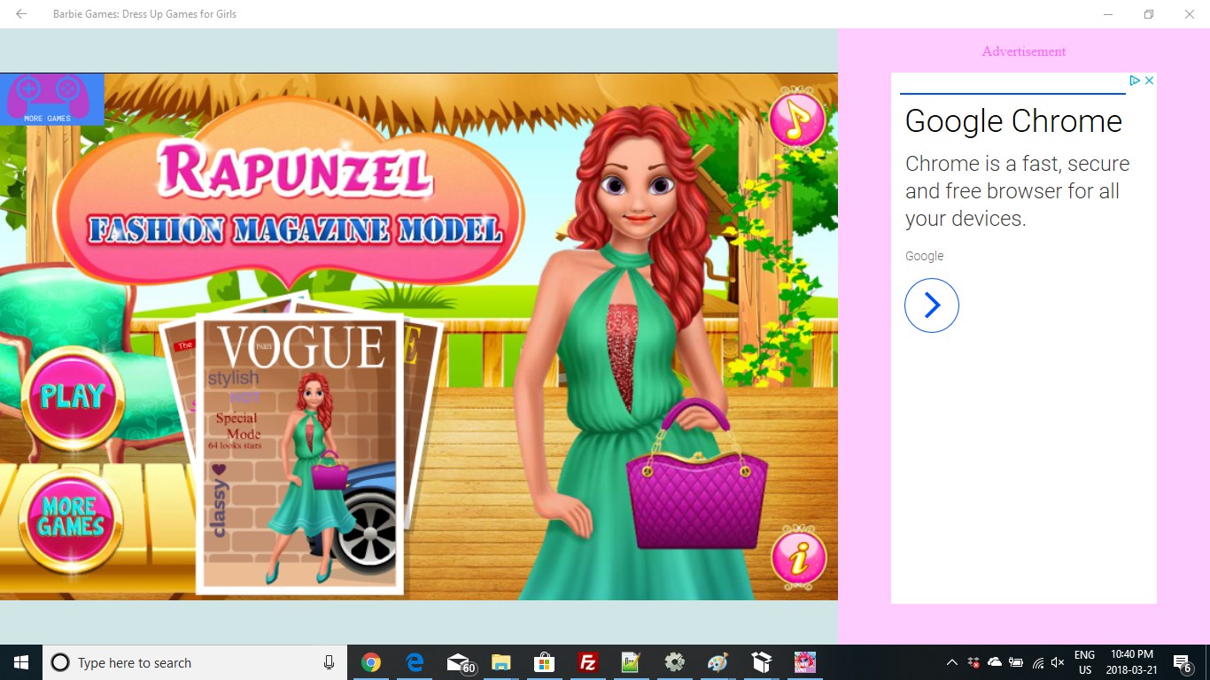 barbie games in play store