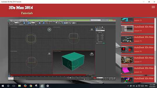 Autodesk 3Ds Max 2014 Tutorials screenshot 3