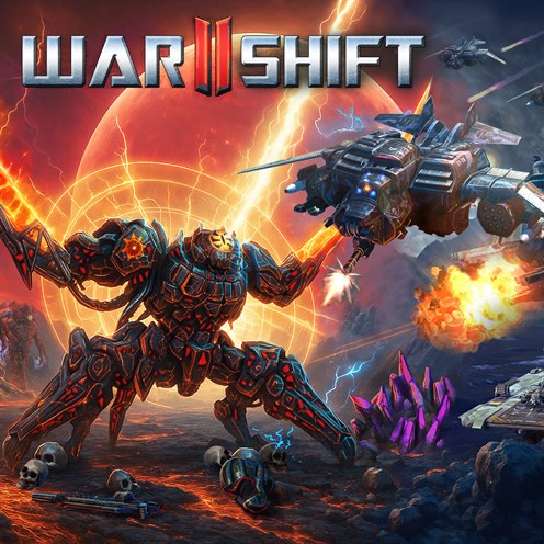 Záber škatule hry Warshift 2: Machines of Madness