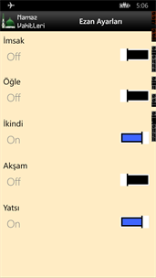 Namaz Vakitleri screenshot 7