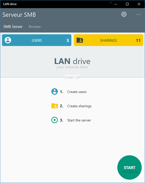LAN drive Screenshots 1