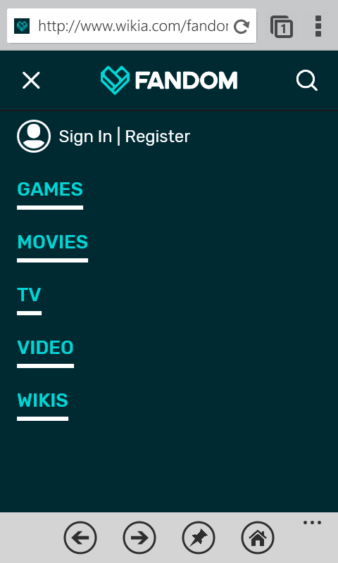 Captura de Pantalla 1 FandomWikia windows