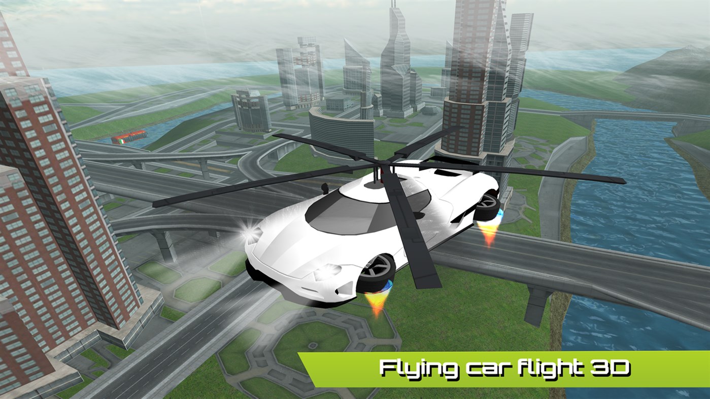 #5. Flying Car Rescue Flight Sim (Windows) Oleh: Mega Gamers Production