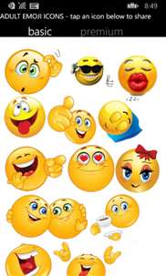 Adult Emoji Icons - Funny & Flirty Emoticons screenshot 1