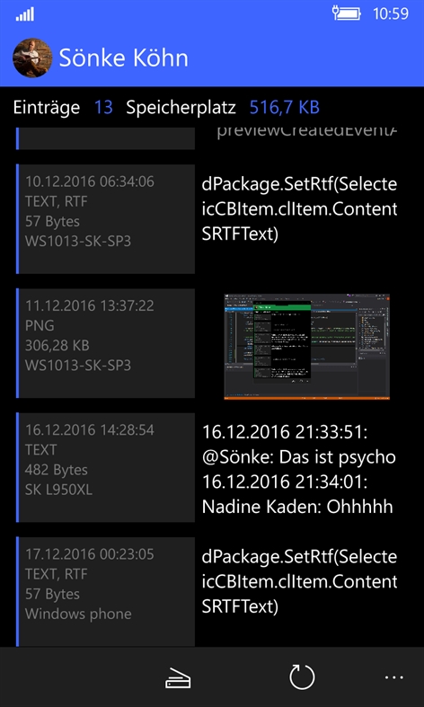 ClipboardX Screenshot
