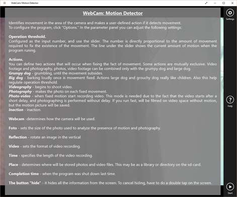 WebCam: Motion Detector Screenshots 2