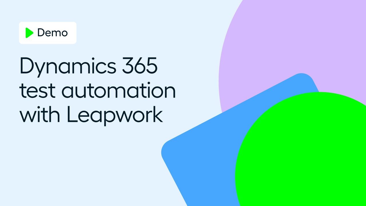 Snapshot 1 of Leapwork – AI-powered Test Automation Platform