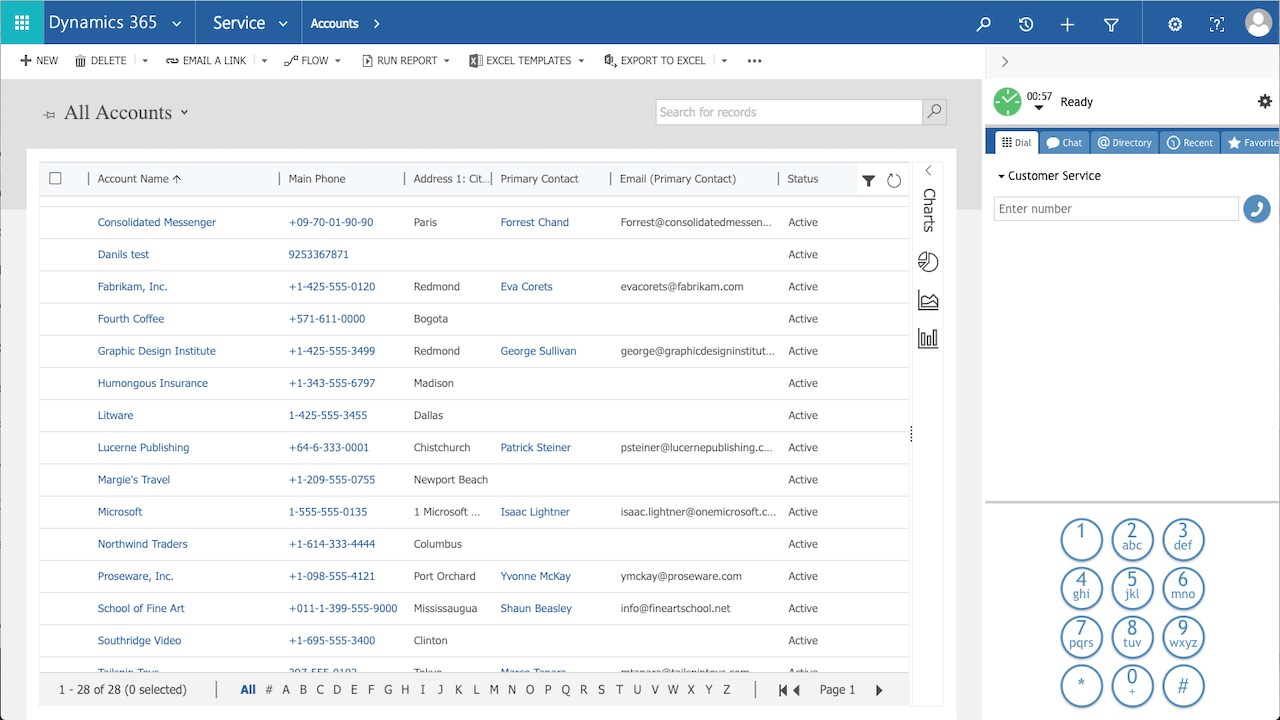 Snapshot 5 of Bright Pattern Omnichannel Contact Center for Dynamics and Teams