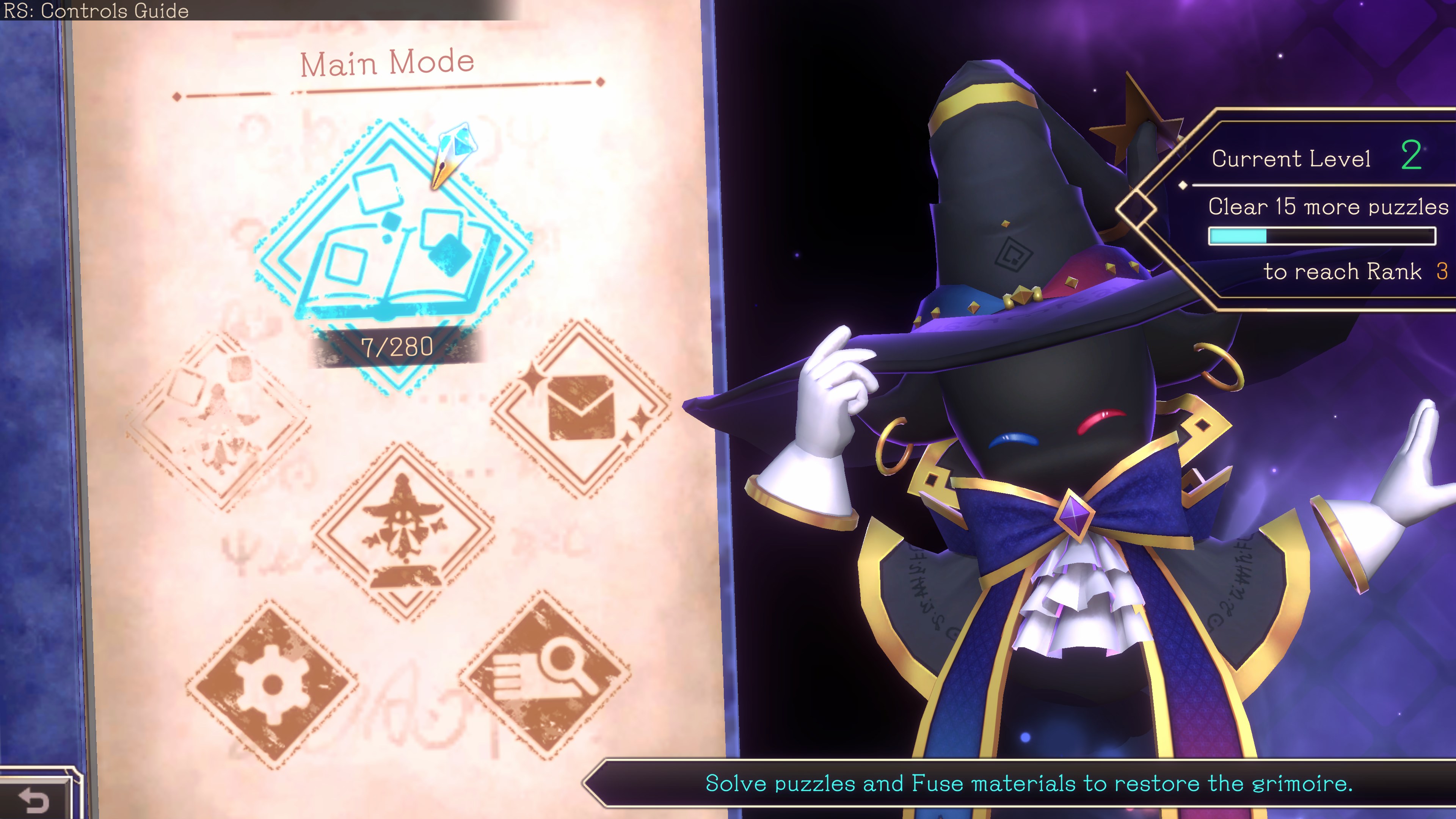 Геймплей Logiart Grimoire