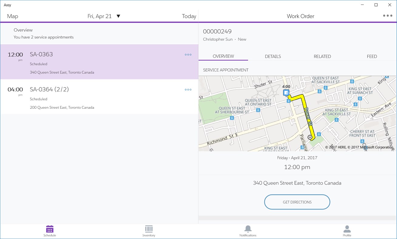 #1. Salesforce Field Service by Axsy (Windows) 由: Axsy Marketing (UK) Ltd