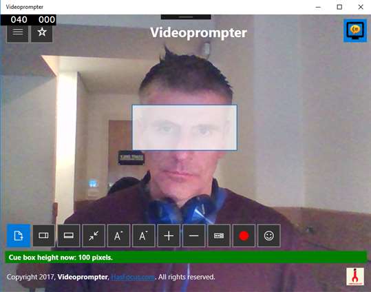 Videoprompter screenshot 2