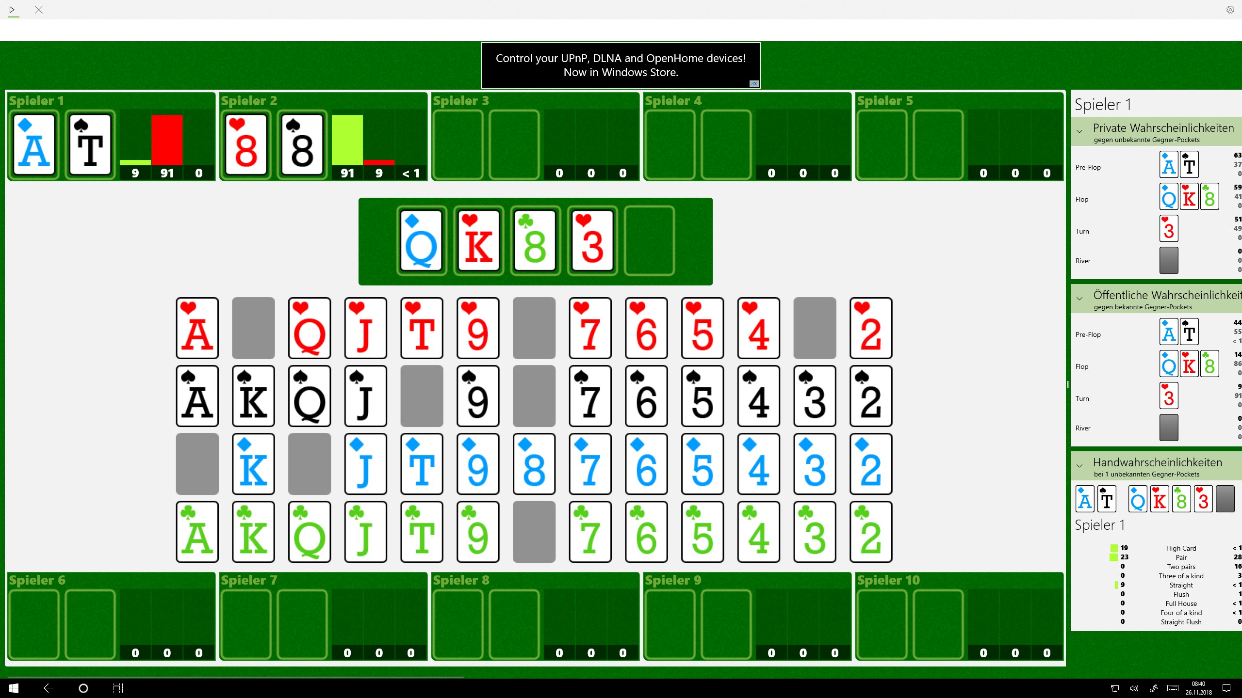 Wahrscheinlichkeitsrechnung poker programmer