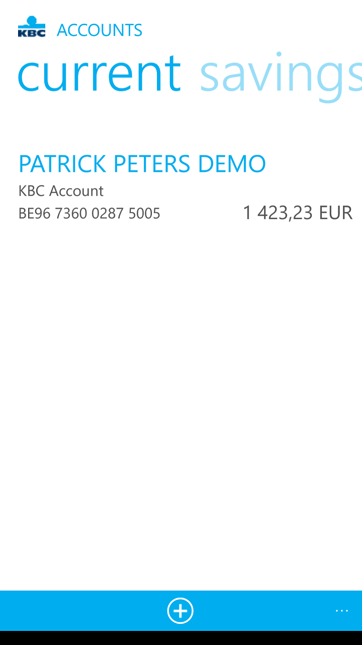 KBC Mobile for Windows 10 Mobile