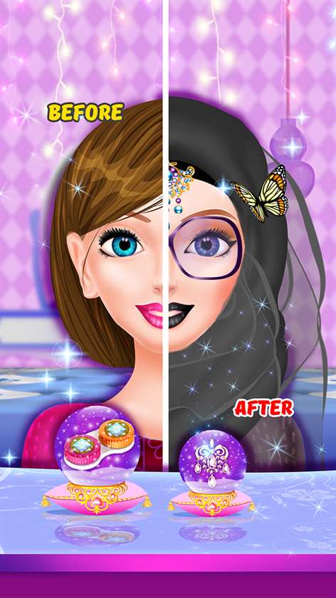 Deluxe Hijab Make up Salon - Headscarf Beauty Make over Game Screenshots 2