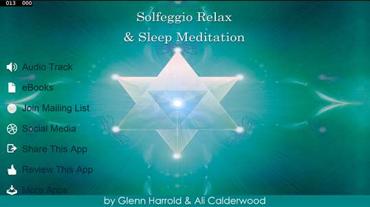 Solfeggio Relax & Sleep Meditation (Free) by Glenn Harrold & Ali Calderwood screenshot 1