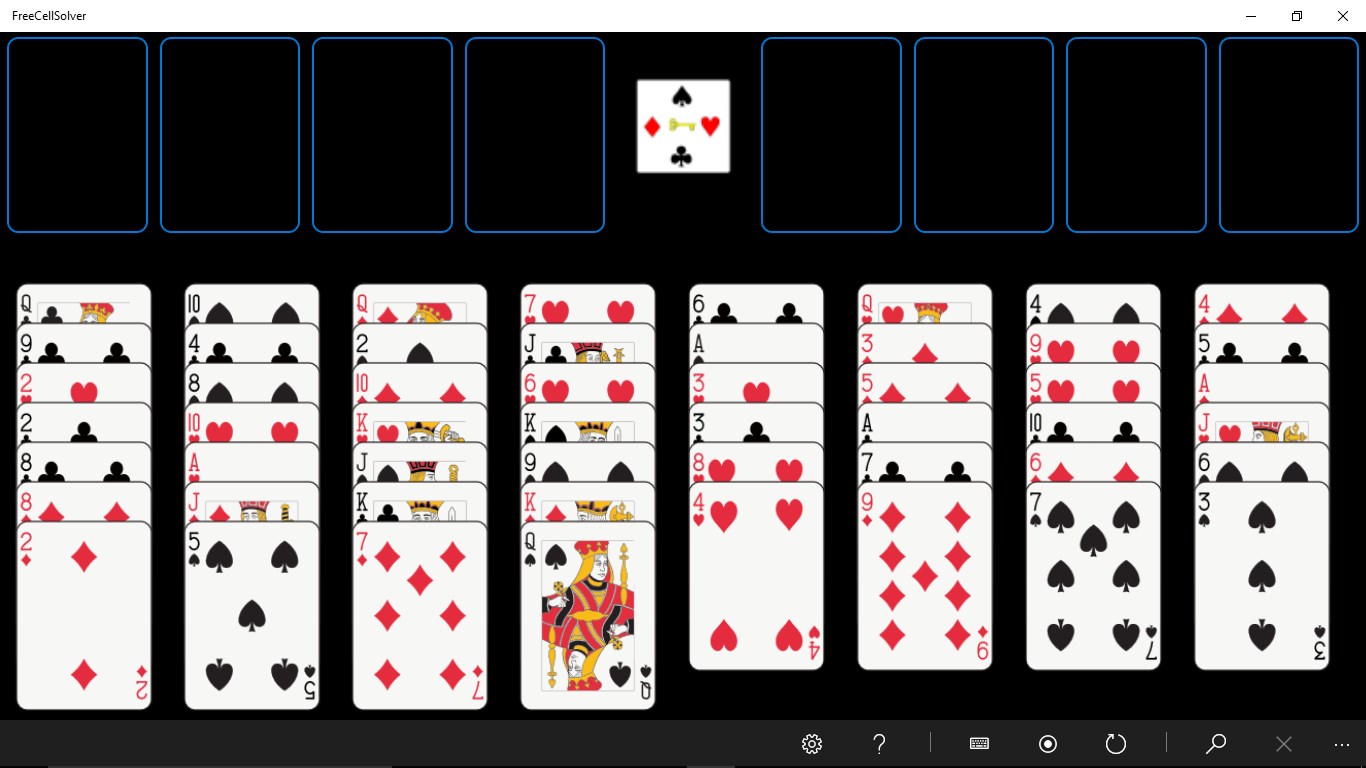 Screencast: PySolFC solving Freecell using Freecell Solver 