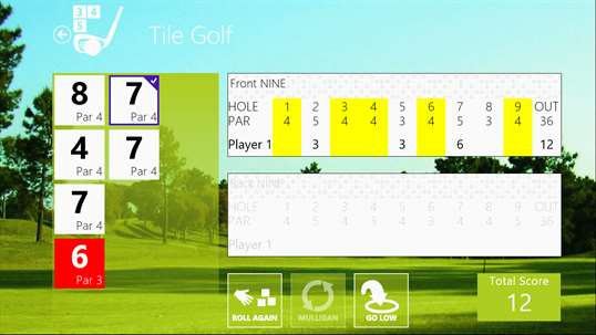 Tile Golf screenshot 1